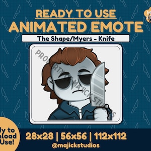 Animated Myers/Shape Emotes | Knife
