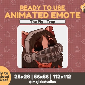 Animated Pig Emotes | Trap