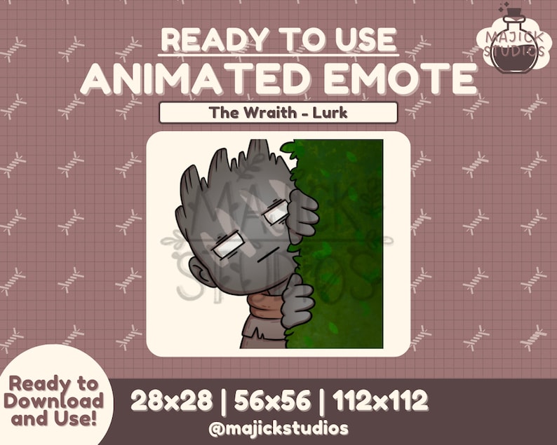 Animated Wraith DBD Emotes | Lurk - Etsy
