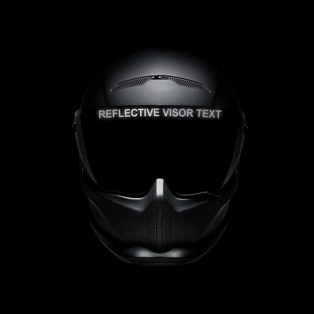 REFLECTIVE VISOR DECAL 2 Pac for Motorcycle Helmet/visor Etsy