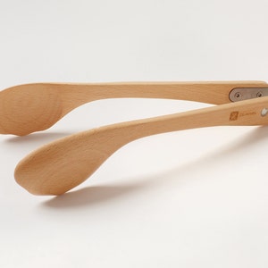 Lage Wooden Salad Tongs Fo Seving - Wooden Seving Spoons