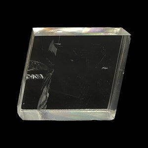 Polished Clear* Optical Calcite Crystal Natural Iceland Spar Mineral Specimen