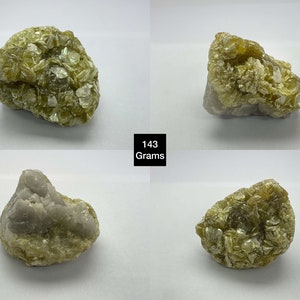 Yellow Mica Rough Mineral Specimen Crystal
