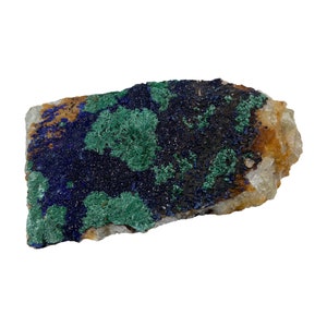 Natural Azurite With Malachite Crystal Rough Stone Raw Specimen