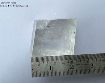 Optical Calcite | 224 Grams | Natural Unpolished Raw Stone