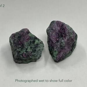 Ruby Zoisite Crystal Rough Mineral Specimen Healing Crystal, Raw Ruby Zoisite