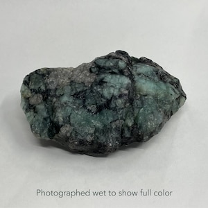 Emerald in Matrix Rough 215 Grams Mineral Specimen Raw Crystal Natural Healing