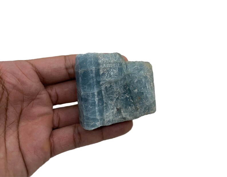Aquamarine Rough Healing Crystal Mineral Specimen