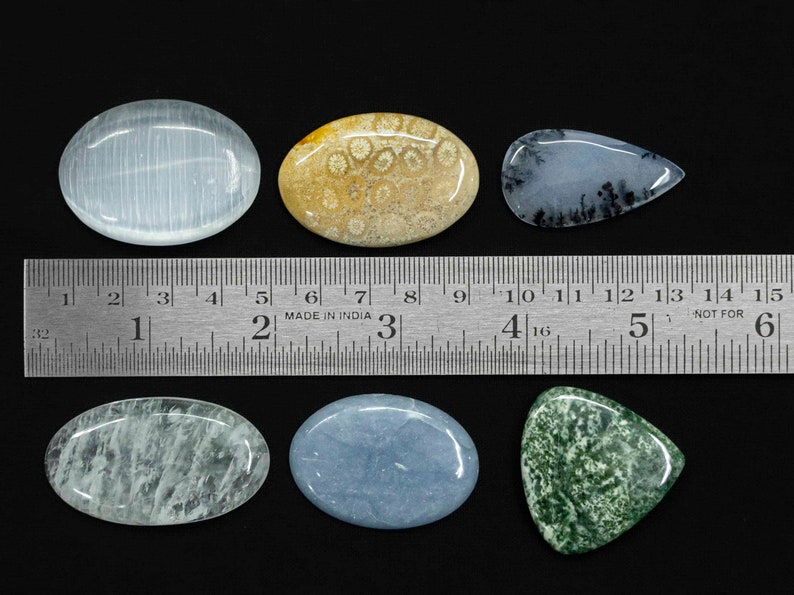 Natural Diopside Zoisite Milky Quartz Angelite Dendrite Selenite Fossil Coral