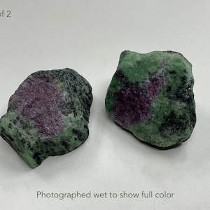 Ruby Zoisite Anyolite Gemstone Mineral Specimen Crystal Natural Rough, Healing Crystal, Raw Ruby Zoisite