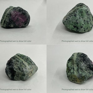 Ruby Zoisite Crystal Anyolite Mineral Specimen Crystal Natural Healing Rough