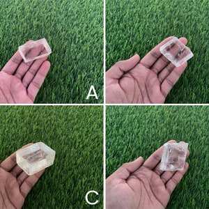 Optical Calcite Rough Gemstone Natural Crystal Iceland spar Healing Calcite Natural Unpolished Raw Stone