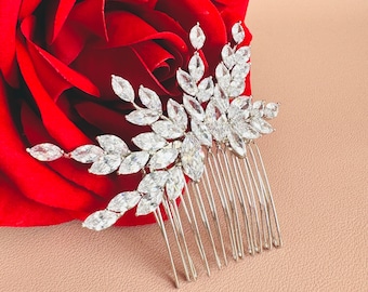 Fascia Per Capelli Da Sposa In Cristallo – Motivo Floreale – Oro - 4