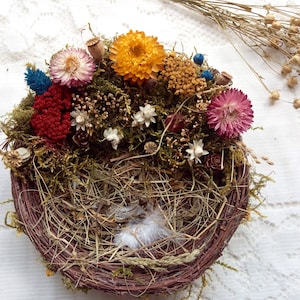 Nest of birch twigs, Easter nests, bird&#39;s nest, decorative nest