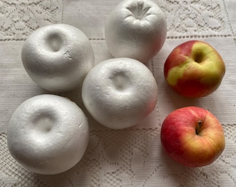 10cm Apple-Shaped Foam Balls for Crafts
