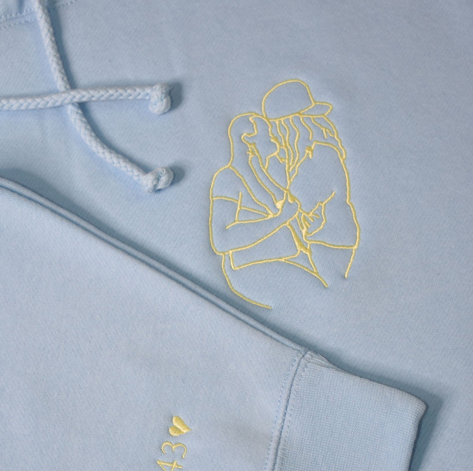 Custom Embroidered COUPLES Hoodie For Boyfriend/Girlfriend Etsy