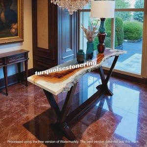 Live Edge Wood Epoxy Resin Table, Large Epoxy Dining Table, Epoxy Table, Epoxy Wood Table, Dining Table, Luxury Epoxy Table, Dine Table