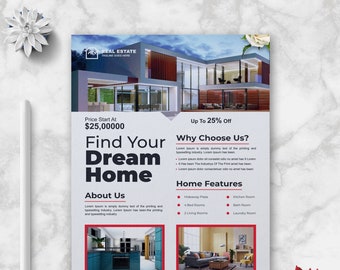 Real Estate Flyer Home & Furniture Template