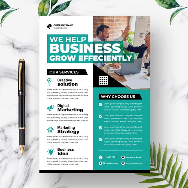 Flyer Template Etsy Flyer Template Etsy