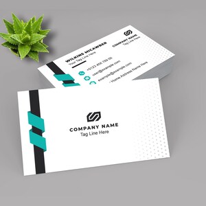 Schoon visitekaartjesontwerp