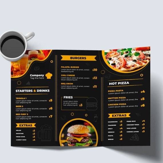 Restaurant Menu Design Food Menu Design – Menus By Design, 60% OFF