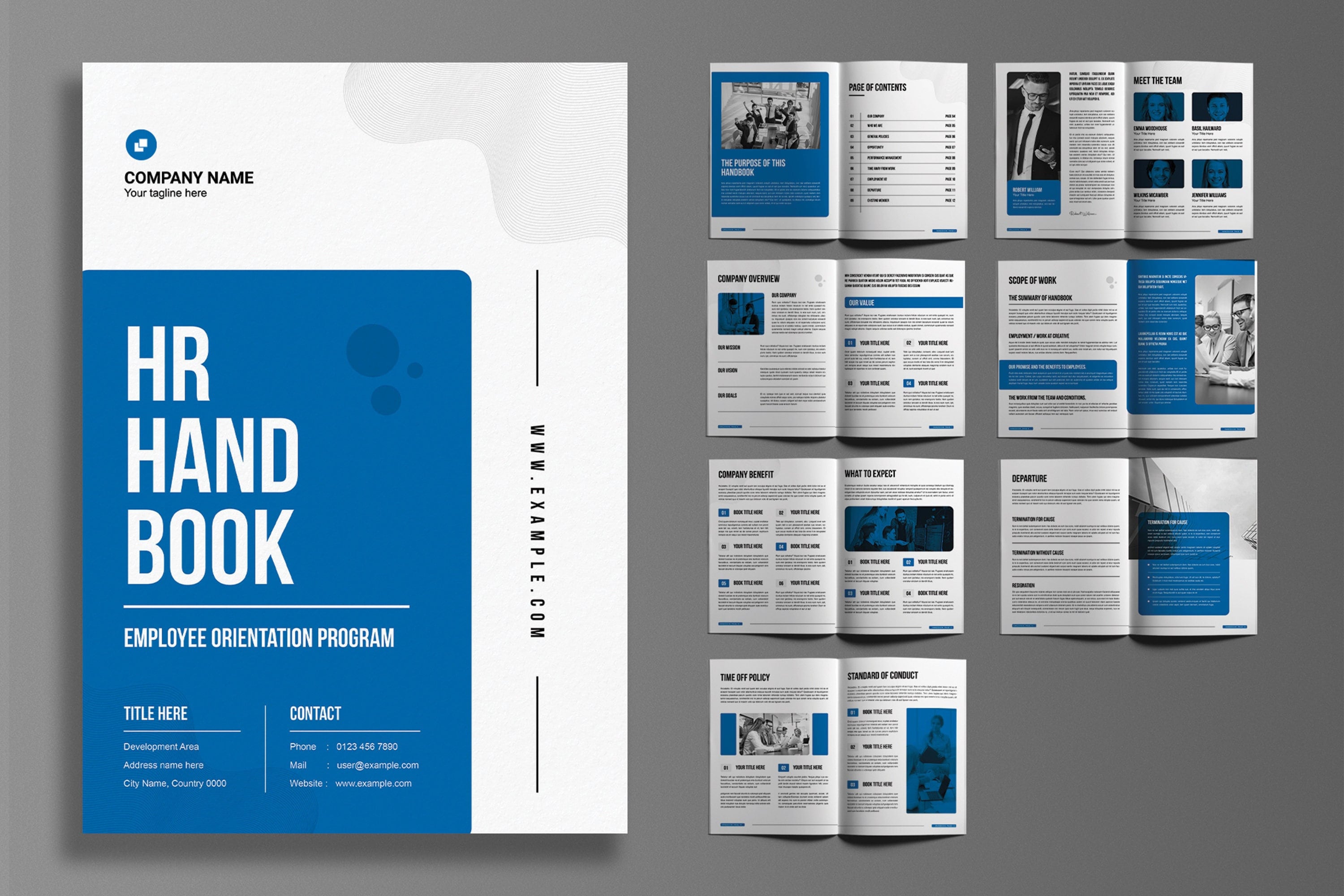 Employee Handbook Template - Etsy