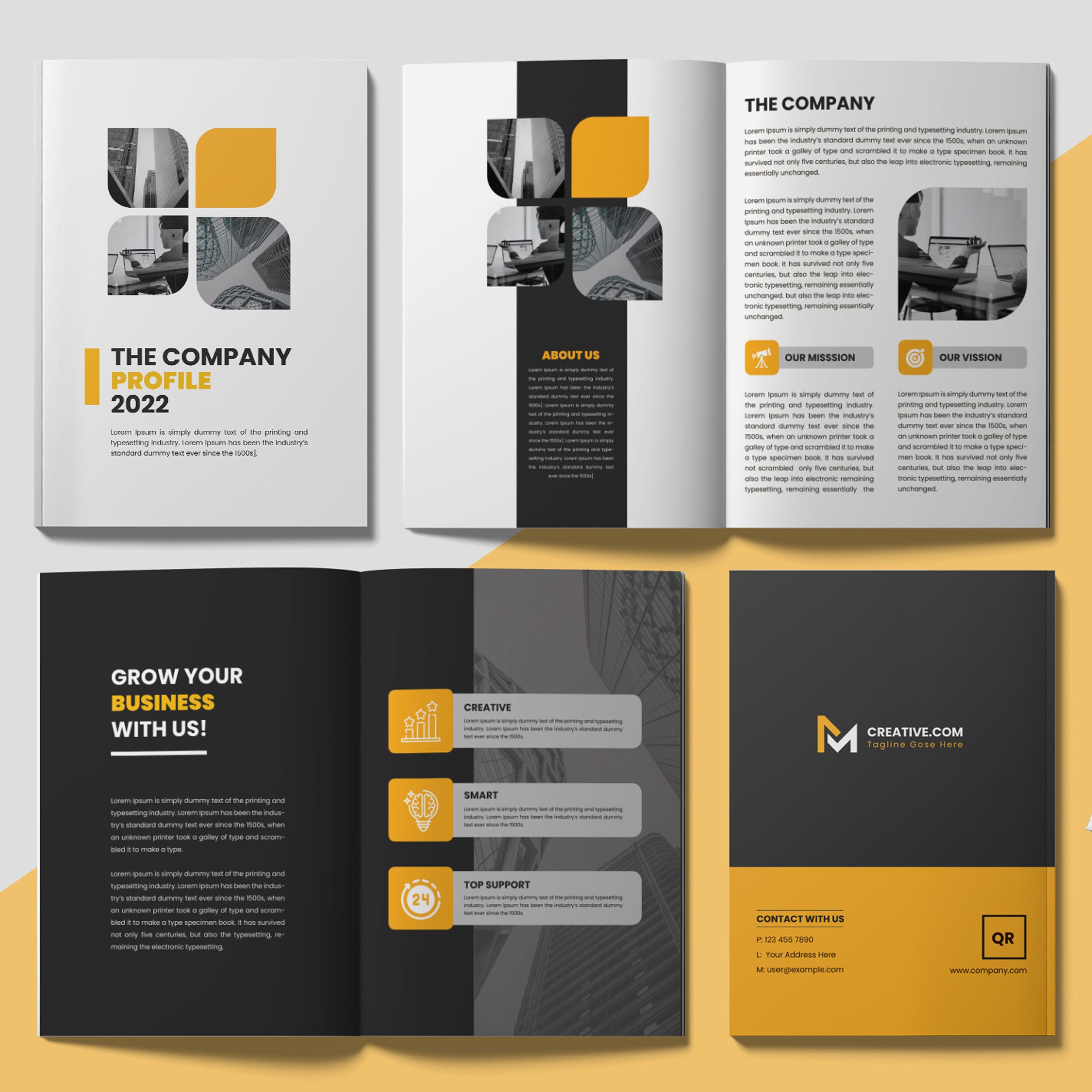 Company Profile Company Magazine Template for Company or Brand Company Annual Report 2023 Etsy