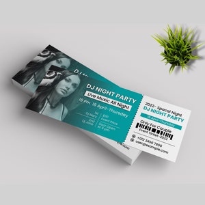 Event Ticket Template Design