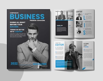 Business Magazin Layout 2024 Corporate Magazine