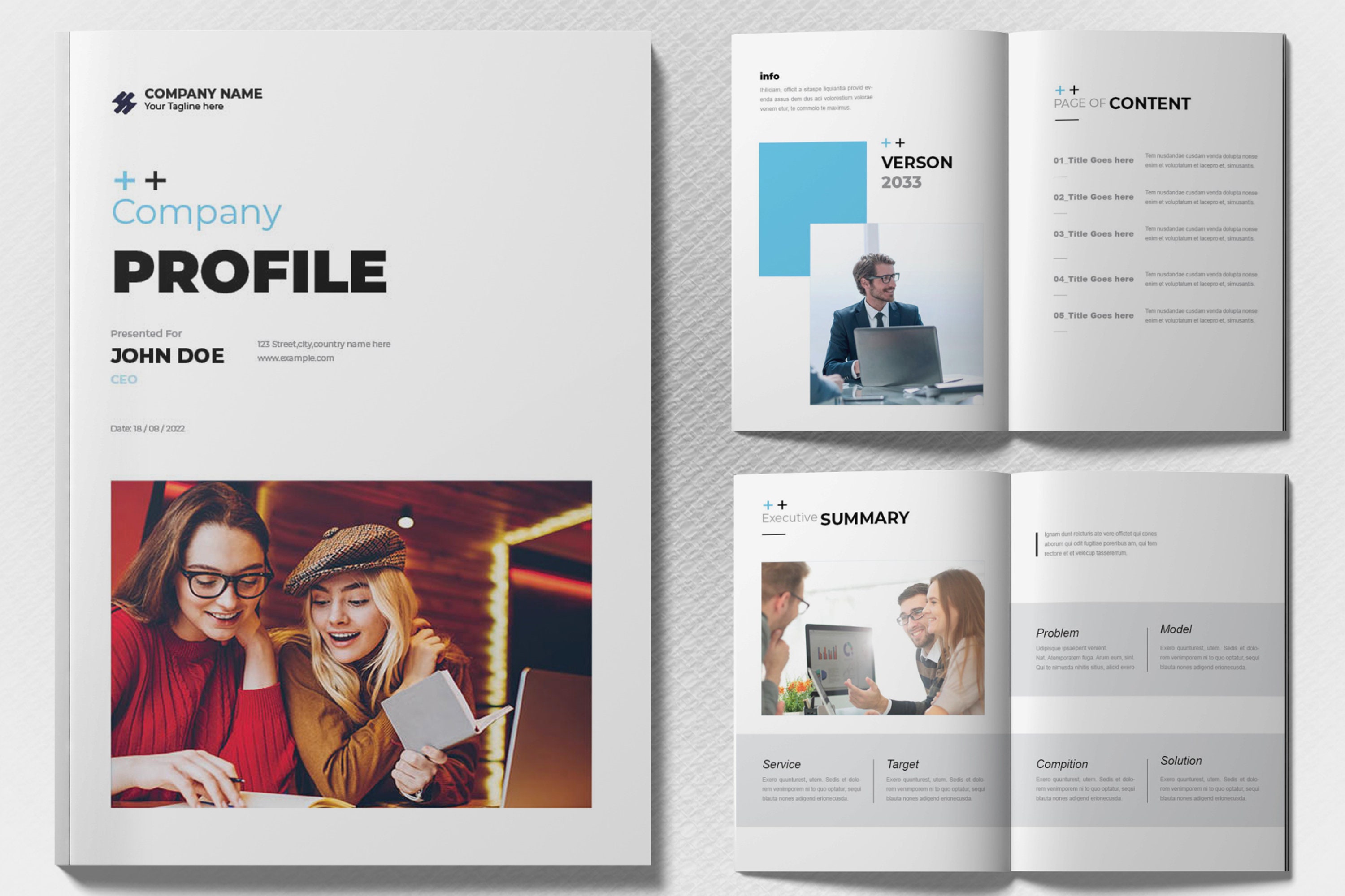 About Us And Company Profile: Company Profile Template – TSQK
