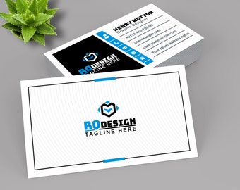 Business Card Template Design Layout