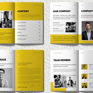 HR Employee Handbook Layout - Etsy
