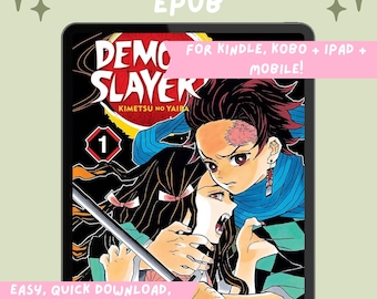 Demon Slayer Manga Digital PDF EPUB / Colección completa de 23 volúmenes / Descarga instantánea Kindle Kobo