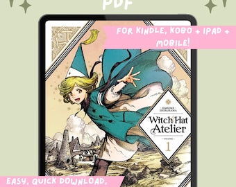Manga numérique de l'Atelier du chapeau de sorcière PDF | 13 tomes | Téléchargement instantané Kindle Kobo