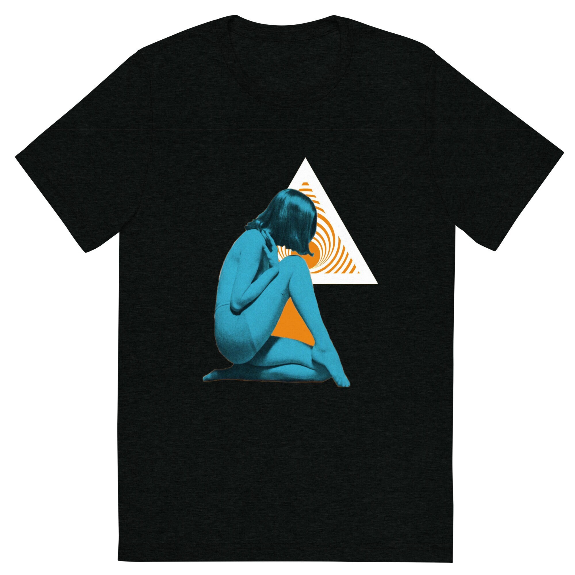 【SATIIIZ】Seren Rock and Roll Pigment T-Shirt Led Zeppelin T-Shirt | Icarus Flag Logo Led Zeppelin Shirt