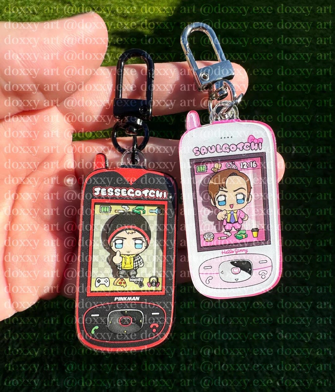 Doxxy Saul Goodman Jesse Pinkman Tamagotchi Phone Virtual Pet