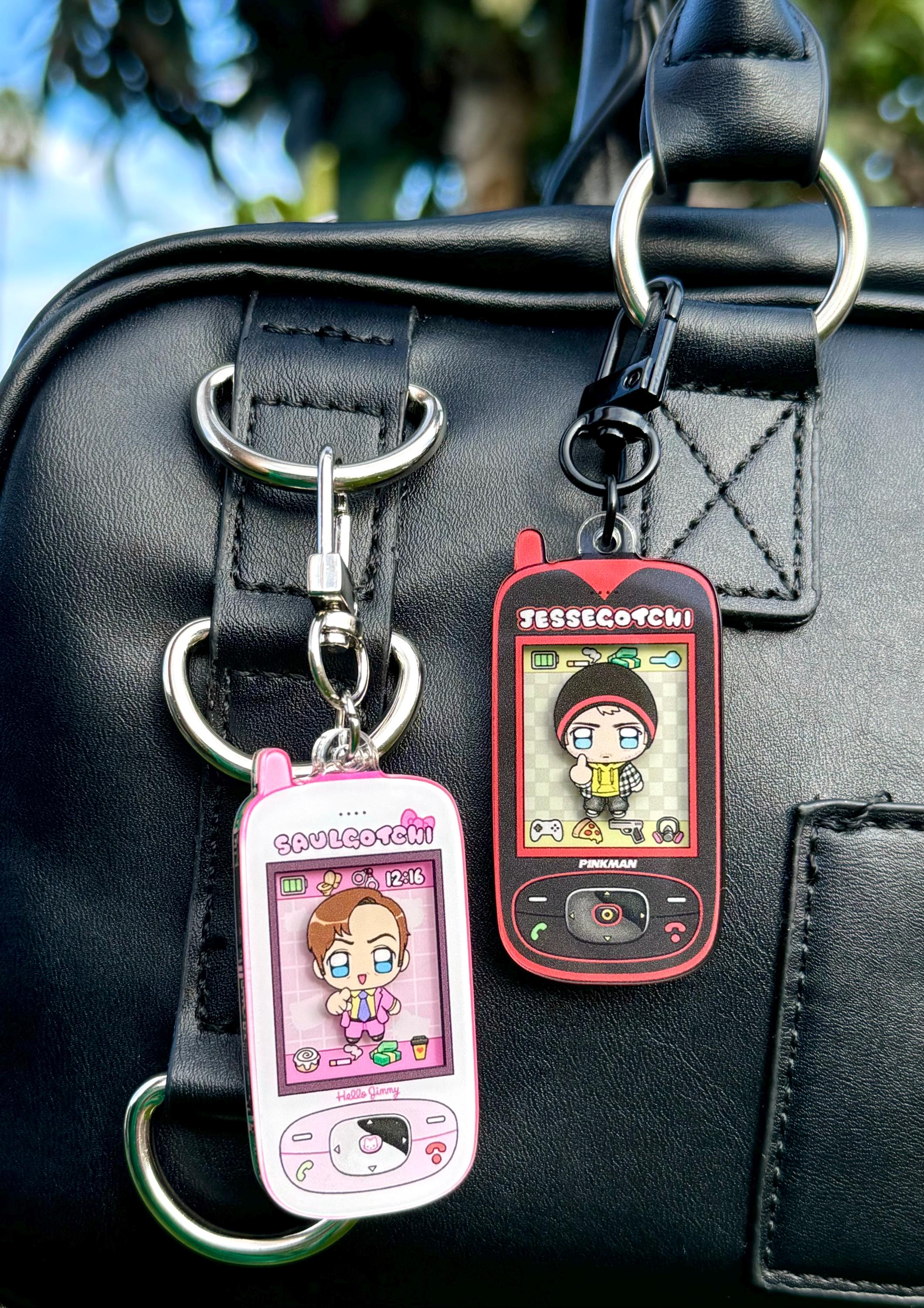 Saul Goodman Jesse Pinkman Tamagotchi Phone Virtual Pet Acrylic 3D