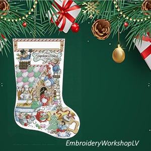 Personalized XmasStocking Gingerbread stocking HolidayStocking Mouse Xmas stocking For kids Xmas gift Santa mouse stocking WhimsicalStocking