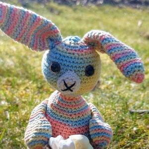Crochet Easter Bunny Pattern: Basket & Floppy Ears (PDF Pattern