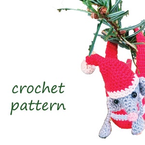 Crochet pattern Christmas rat Bild 7