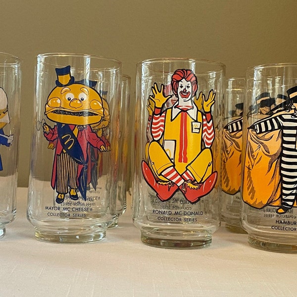 Mcdonalds Glasses Etsy