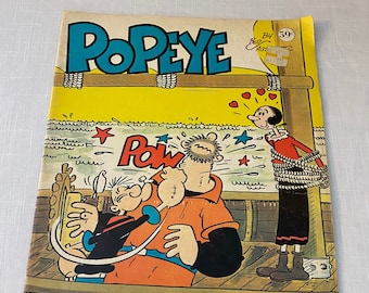 Rare-1972 "Popeye" Giant Comic Album by Bud Agendorf
