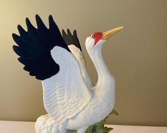 Vintage-1980 "Whooping Crane" Ezra Brooks   Decanter