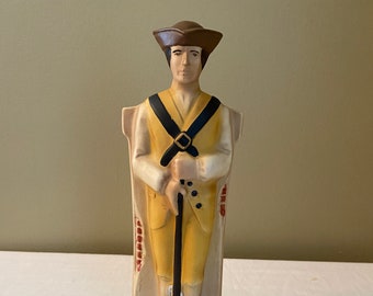 Rare-1986 "Minute-Man Military Soldier" 16th Annual Convention I.A.J.B.B.S.C Bar Man Cave Decanter