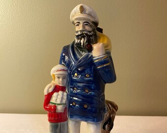 70sレアMortimer Snerd俳優ジンビームデカンタアメリカアンティーク