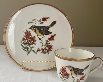 2 Vintage Schumann Arzberg Bavaria Germany Golden Crown E & R 1886