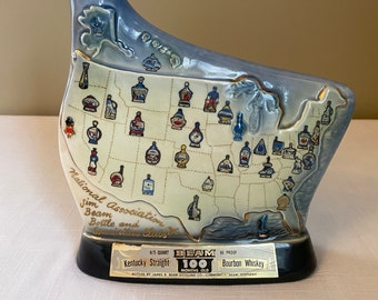 Vintage-1971 "Convention #1" Jim Beam   Decanter