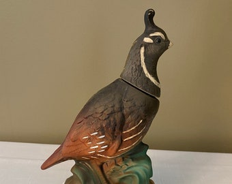 RARE! 1970 "Pheasant" Ezra Brooks   Decanter