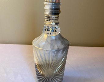 Rare-1975 "Multi-Glo" Sunburst Crystal Series Jim Beam Barware Decanter