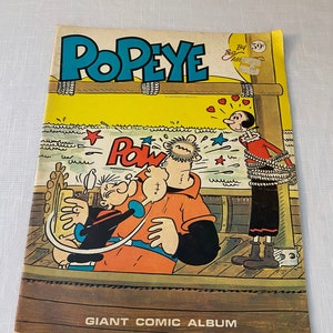 &quot;Rarität - 1972 &quot;&quot;Popeye&quot;&quot; Riesen Comic Album von Bud Agendorf.&quot;